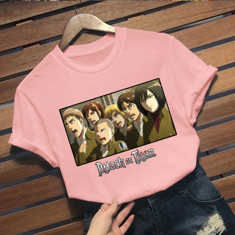 

Attack On Titan Unisex t Shirt Harajuku Anime T-Shirt Streetwear Summer Tops Tees T-Shirt Oversized