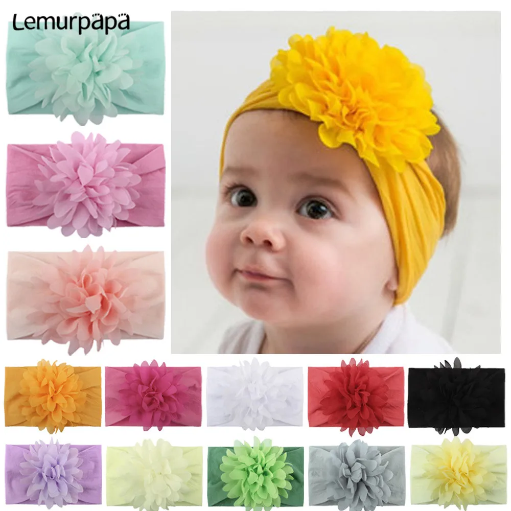 Diadema para beb&eacute; ni&ntilde;a, turbante infantil, accesorios para la cabeza de beb&eacute;, bandanas el&aacute;sticas, tocado bonito, diademas para ni&ntilde;a-0