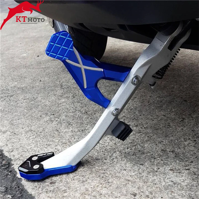 For KYMCO AK550 AK 550 2017-2022 2021 Motorcycle CNC Kickstand Side Column auxiliary Seat Fast&ampFashion Accessories | Автомобили и