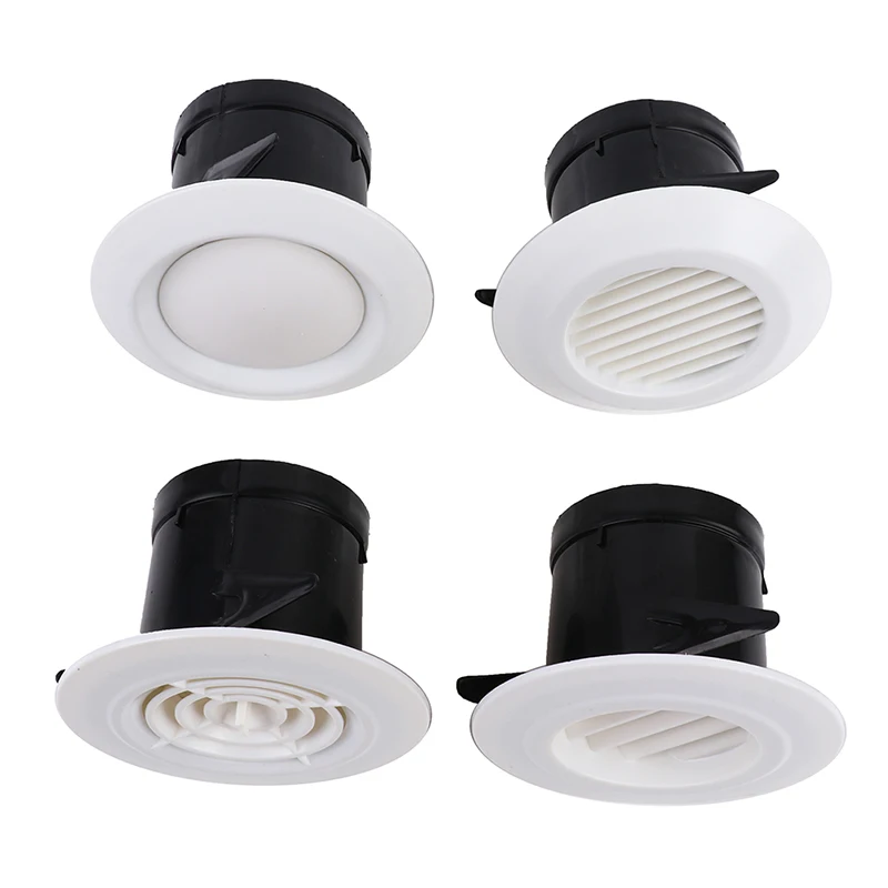 

Round Air Vent Louver Grille Cover Outlet Adjustable Exhaust Vent Ducting Home Hardwear Supply