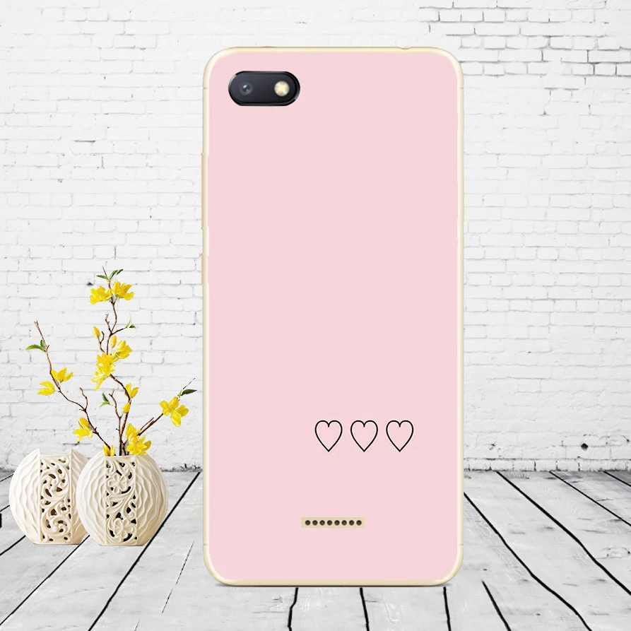 B53 Силиконовый чехол для xiaomi redmi 6a защитный чехол Мягкий ТПУ чехол для телефона Чехлы для xiaomi redmi 6A чехол бампер 6a Coque - Цвет: B53