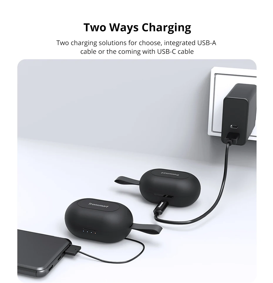 Tronsmart Spunky Beat наушники Bluetooth беспроводные TWS наушники aptX с QualcommChip CVC 8,0 сенсорное управление голосовой помощник