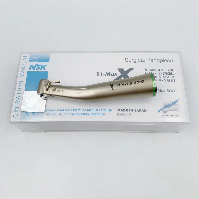 Dental Implant Handpiece Fiber Optic Nsk Ti-max X-sg20l Type 20:1 Reduction Low Speed Led Contra Angle | Красота и здоровье