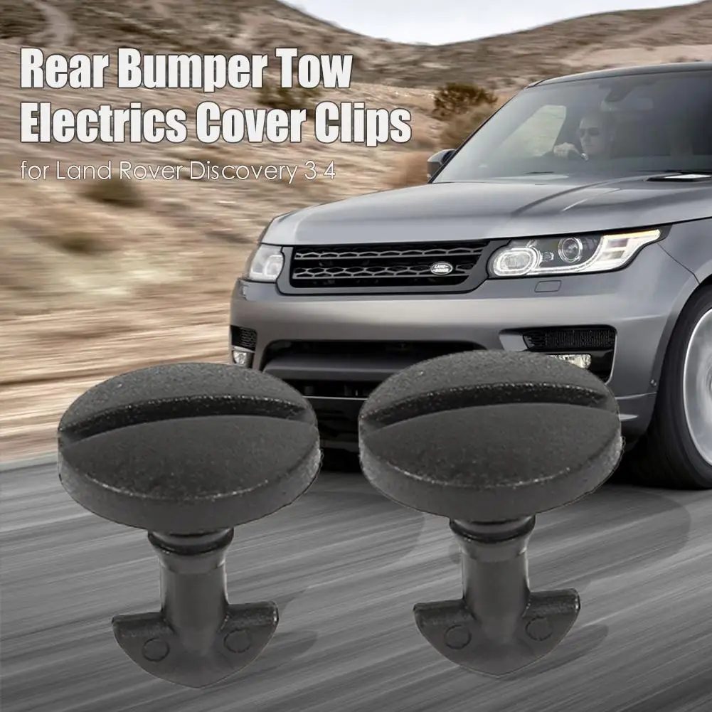 2 шт. задний бампер буксировочная крышка зажимов отличное и прочное Пластик для