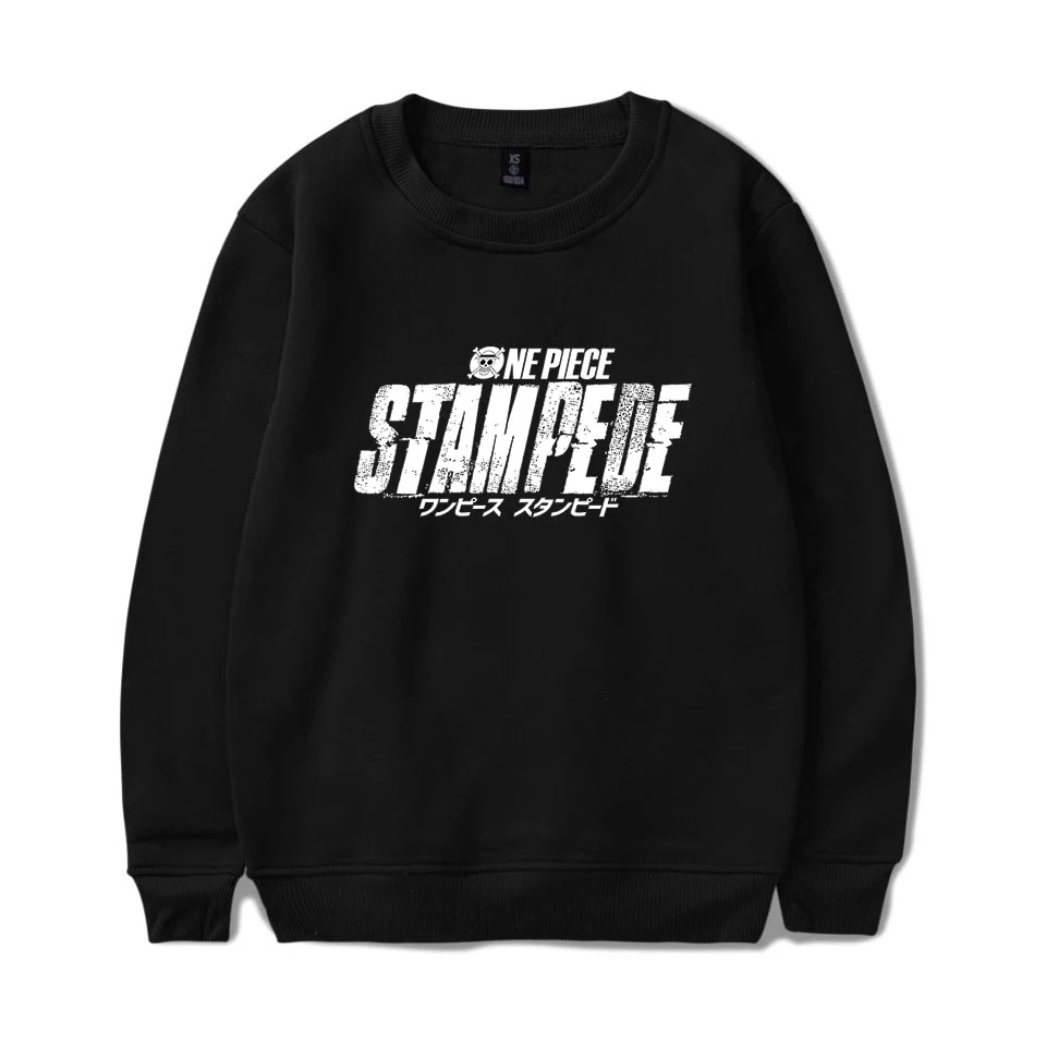 

Cute Anime Print One Piece Hoodless Sweatshirt Boys Girls Sweatshirt Spring Pullover Classic Cartoon Print Long Sleeve T-shirt