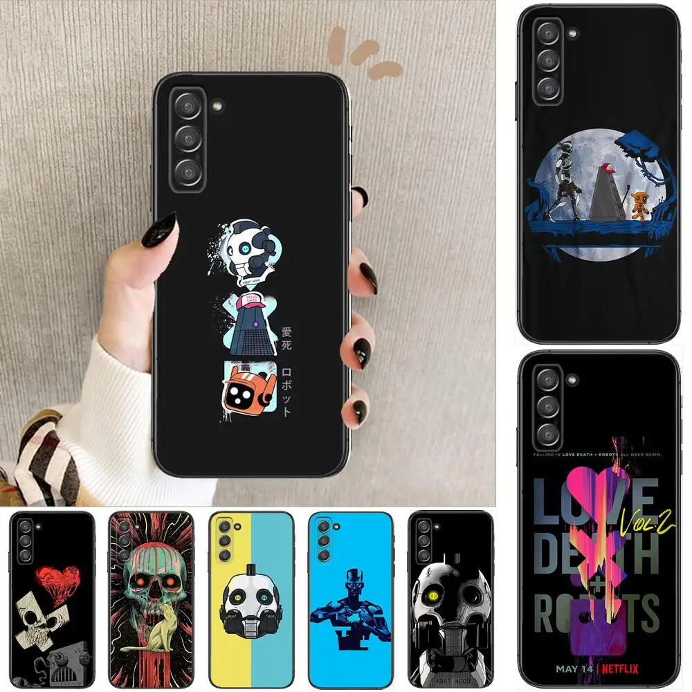 

Love,Death&Robots Phone cover hull For SamSung Galaxy s6 s7 S8 S9 S10E S20 S21 S5 S30 Plus S20 fe 5G Lite Ultra Edge