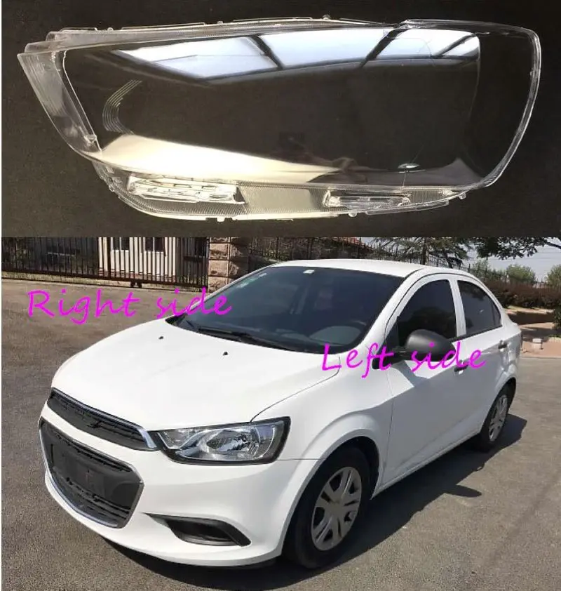 

For Chevrolet Aveo 2014 2015 Car Headlight cover Headlamp Lens Auto Shell Cover
