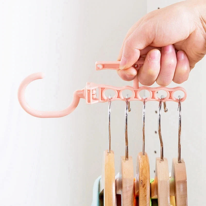 Пластик 5 круг многослойная одежда для защиты от ветра Вешалка Органайзер