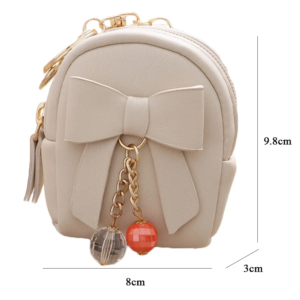 

Mini Backpack Women Bow Pendant Shoulder Bag For Teenage Girls Kids Multi-Function Small Bagpack Female Ladies Mini Wallet
