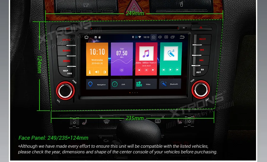 XTRONS Android 9,0 PX5 радио gps DAB Wi-Fi OBD Автомобильный DVD плеер для автомобиля Audi A6 S6 1999 2000 2001 2003 RS6 2002 2004 allroad 1999 2005