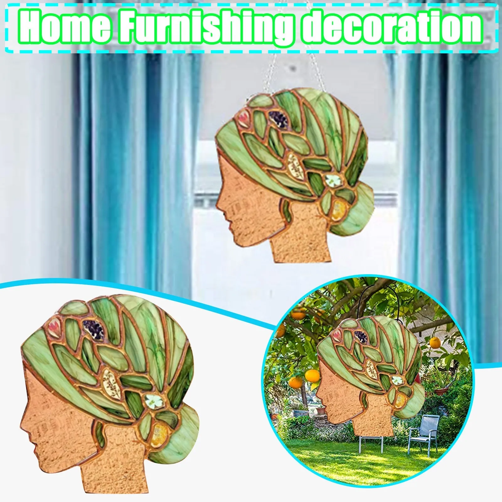 

2021 Mother Earth Decoration Pendant Home And Garden Decoration Gifts Home Windows And Doors Hanging Decoration Ornament