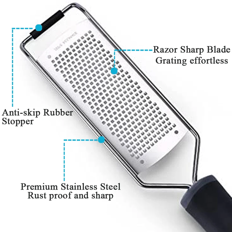 Мельница для сыра терка из нержавеющей стали лимона Zester цитрусовых имбиря