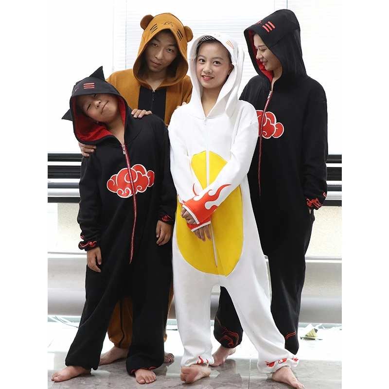 Костюм для косплея из аниме Наруто одежда сна с кроличьими ушками банный халат