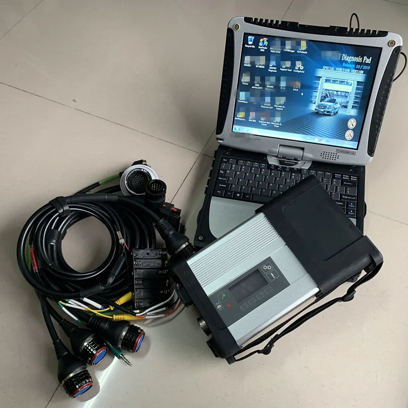 Top MB Star C5 SD Connect для mb cars & trucks wireless с программным обеспечением SSD 2020 12 в plus military toughbook
