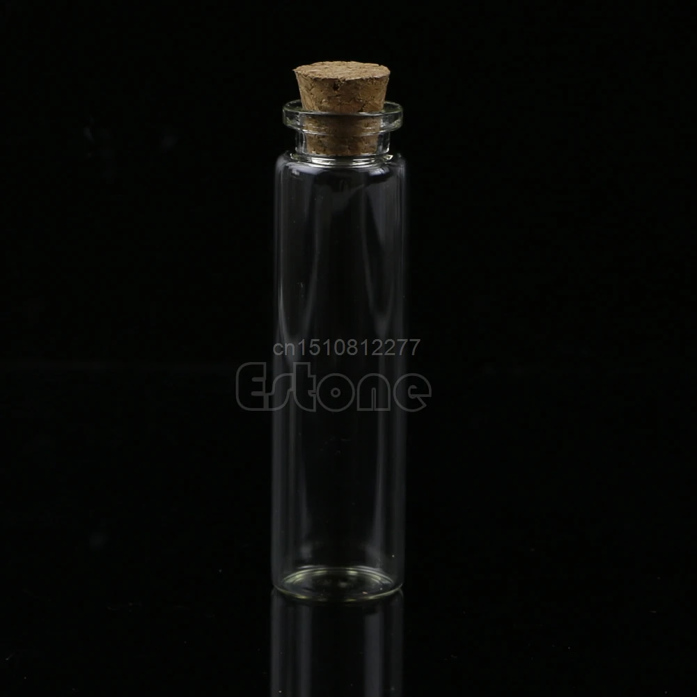

Hot Sale 30Pcs 20mL Mini Small Tiny Clear Cork Stopper Glass Bottles Vials Wholesale Grocery D15 dropship