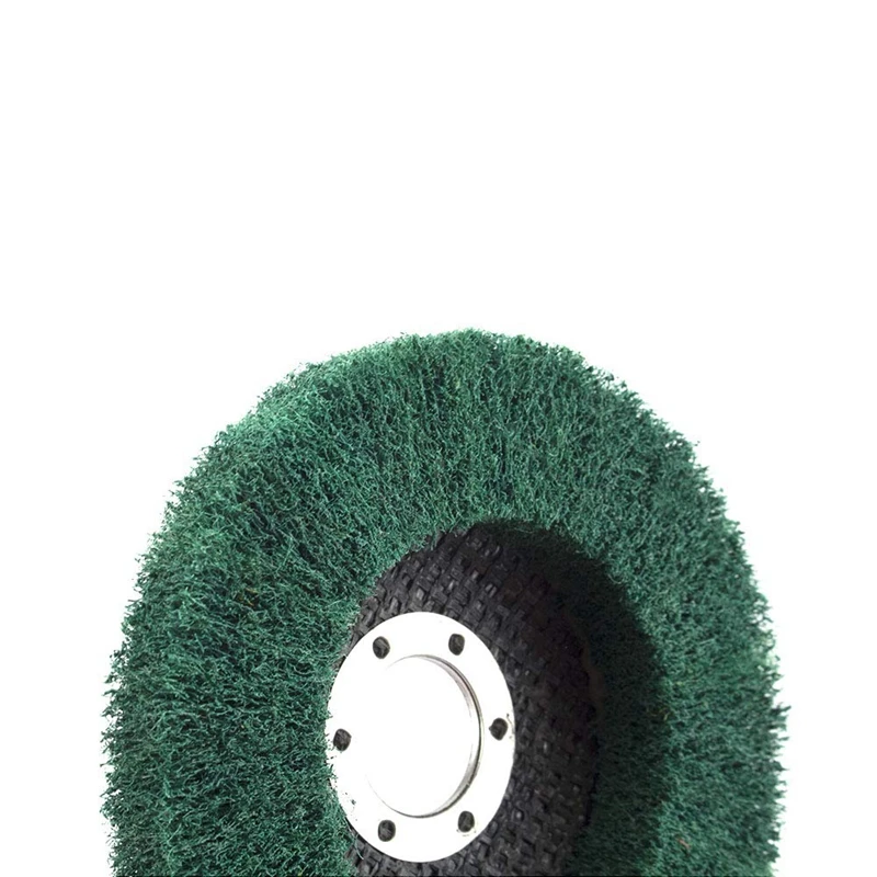 

5Pcs Nylon Fiber Flap Wheels Polishing Buffing Wheel Scouring Pad Grinding Disc for Angle Grinder for Metal Polisher