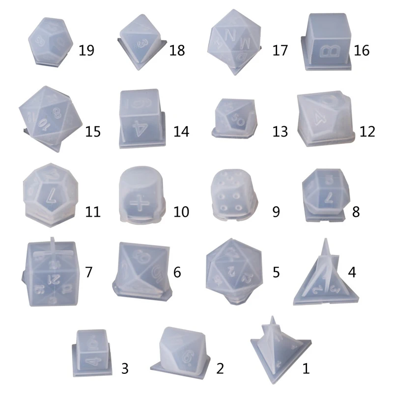 Прозрачная силиконовая форма для сухоцветов декоративная смола поделок кости