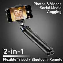 Mobile Phone Selfie Live SLR Sports Camera Universal Portable Winding Octopus Foot Tube Telephoto Dedicated Tripod Stand
