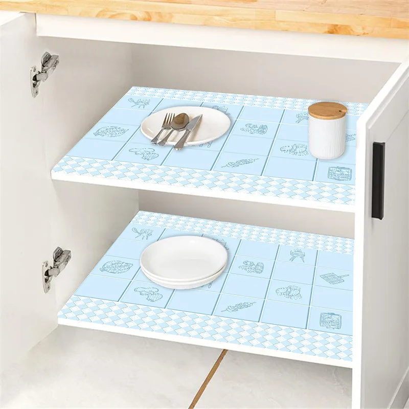 Wallpaper Waterproof Anti Greasy Self Adhesive Film Panels PVC Decoration Vinyl Renovation For Kitchen Desk Wall Stickers Decals |