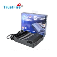 trustfire tr 012 universal intelligent lithium battery charger 6 slots for 18650 18350 16340 14500 aa aaa li ion batteries