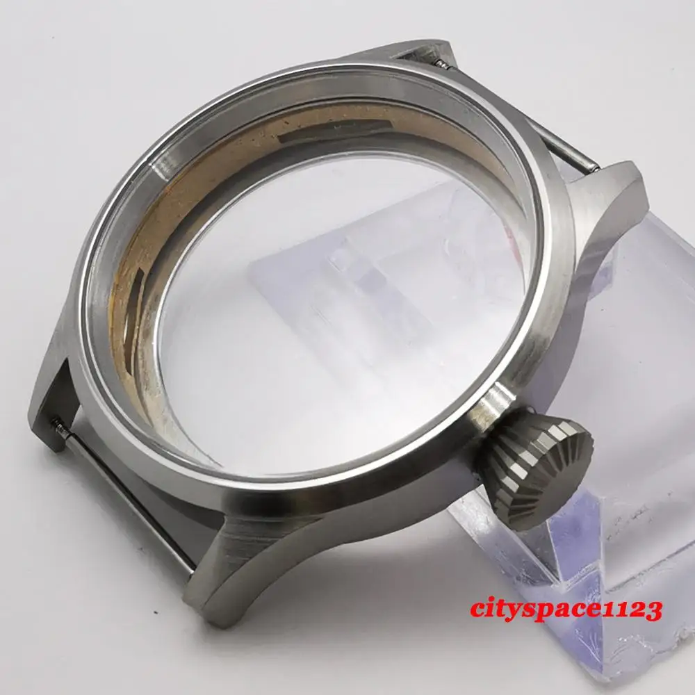 Мужской чехол из нержавеющей стали 316L с сапфировым стеклом и начесом для часов 43