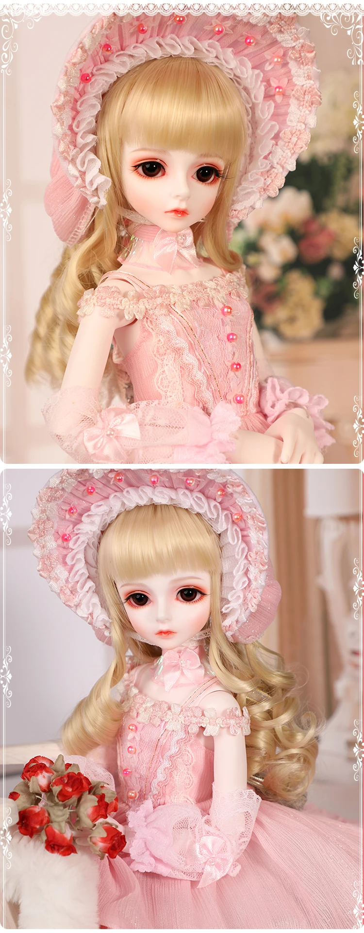 Полный набор высшего качества 1/4 bjd Kid Delf Girl BORY female doll лучшие подарки для девочек игрушечный парик одежда для лица макияж в комплекте Смола recast