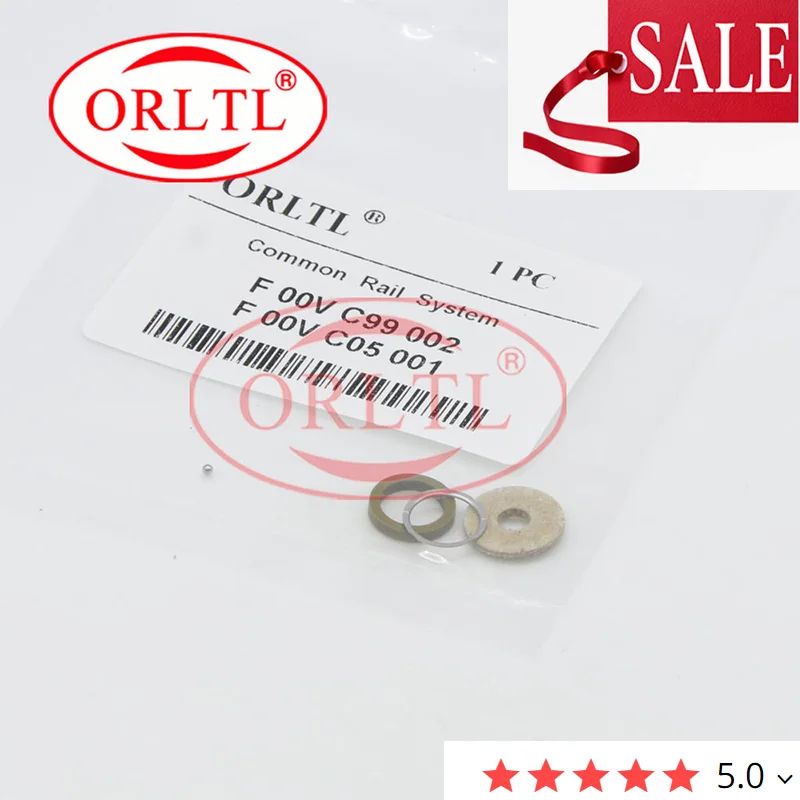 

Комплект для ремонта форсунок ORLTL, дизель ремонтные наборы деталей топливной форсунки, F00VC99002 + F00VC05001 (сталь 1,34 мм), F00VC99002 1 пакетов/лот