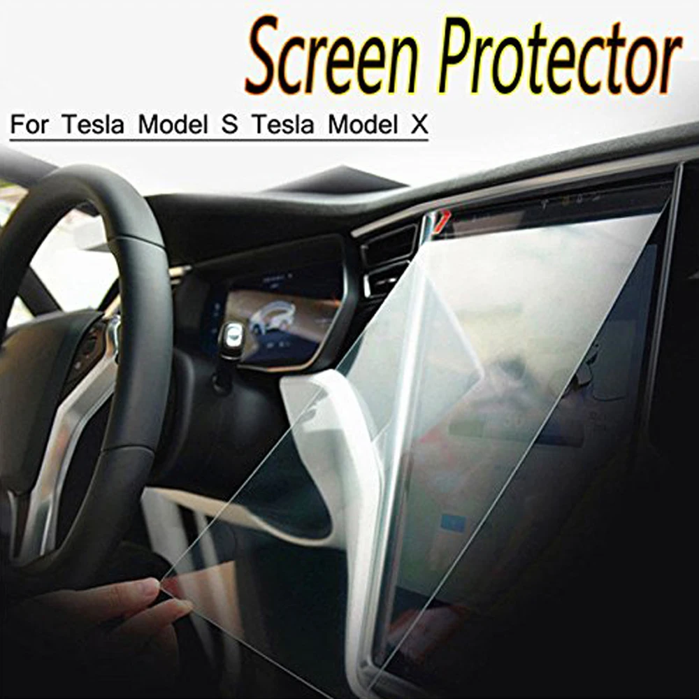 9H High Rigidity Defense Firiction Tempered Glassese For Tesla Model S X Screen Protector | Автомобили и мотоциклы