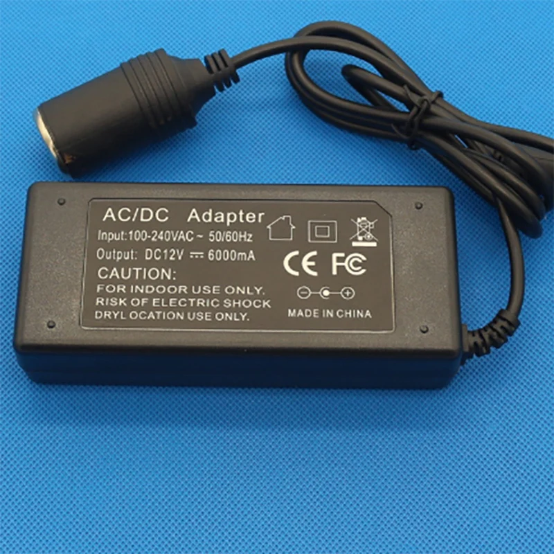 12V6A автомобильных электрических Питание 72W фары для автомобиля адаптер питания 220
