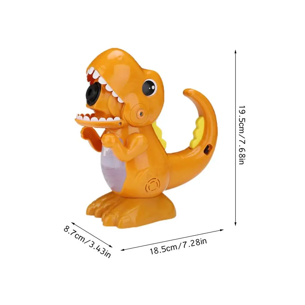

New Dinosaur Bubbles Gun Shooter Gun Bubbles Machine Blower With Flashing Lights And Sounds Dinosaur Toys For Kids