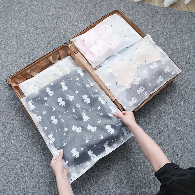 Прозрачная Матовая Дорожная сумка из ПВХ удобный для чистки водонепроницаемый