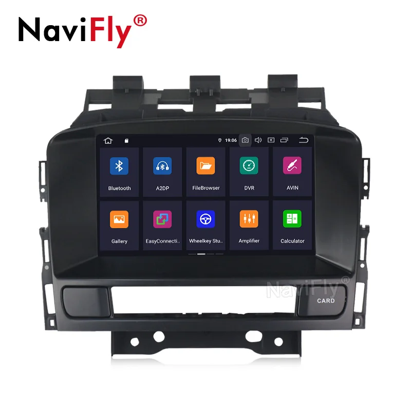 NaviFly Android 9 0 Восьмиядерный PX5 автомобильный dvd-плеер для OPEL ASTRA J 2010-2012 Автомобильная