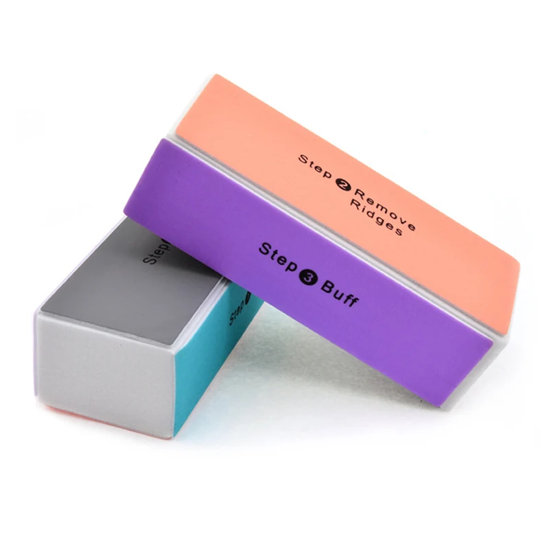 

1-4PCS Four Sides Nail Art Buffer Sanding Block Buffs Pedicure Manicure Accessories Professional Nail Files Polishing Tools