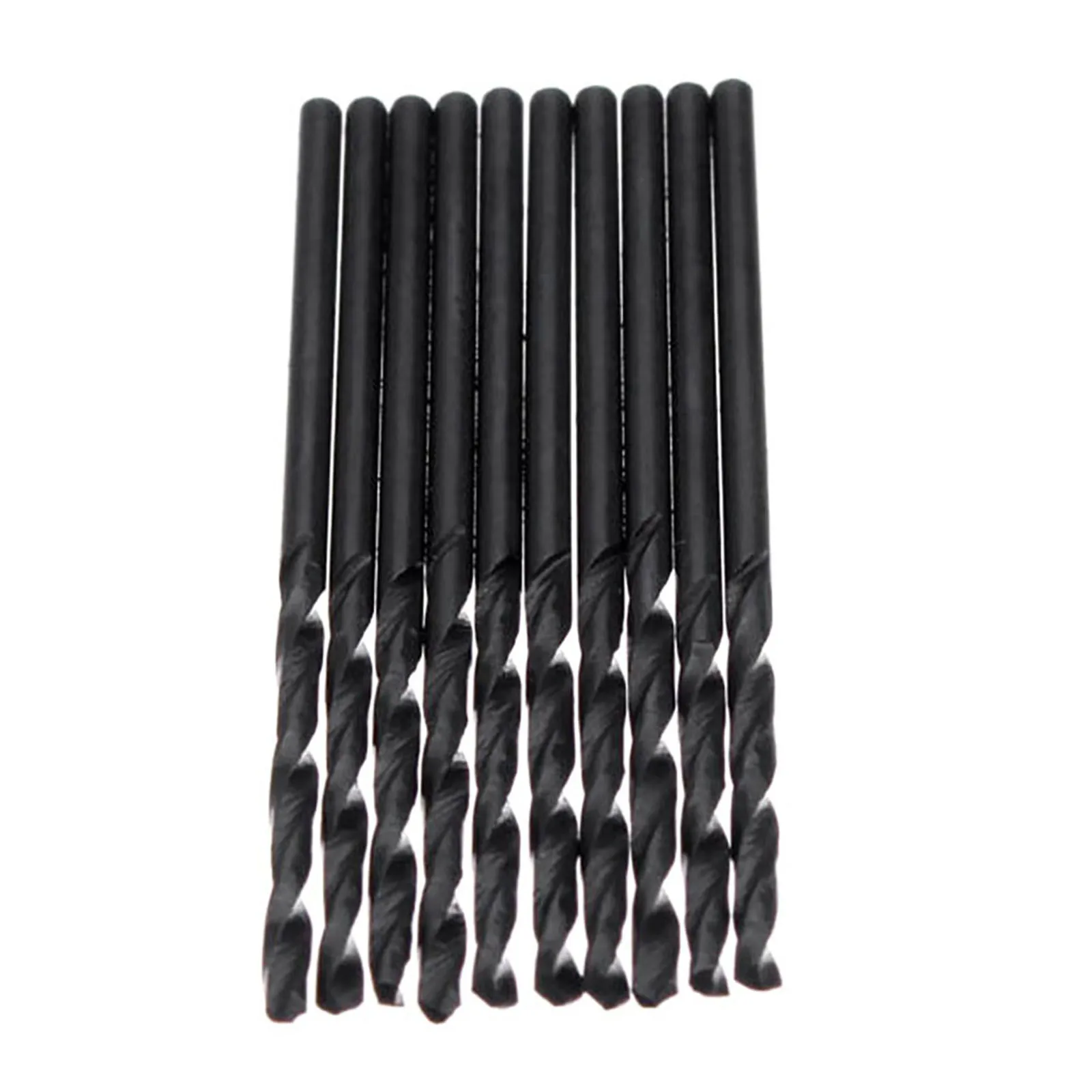

10pcs Power Drill HSS Twist Drill Bit Set High-speed Steel Straight Shank Twist Drill Bits for Wood Aluminum Plastic Drill Tools