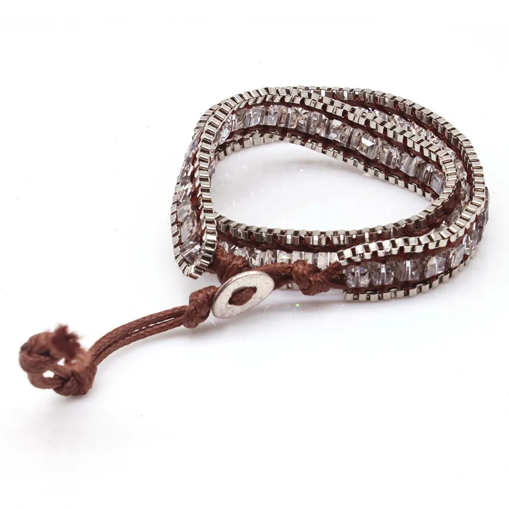 D &amp популярный новый модный Регулируемый Кристальный браслет Bilezik с манжетами