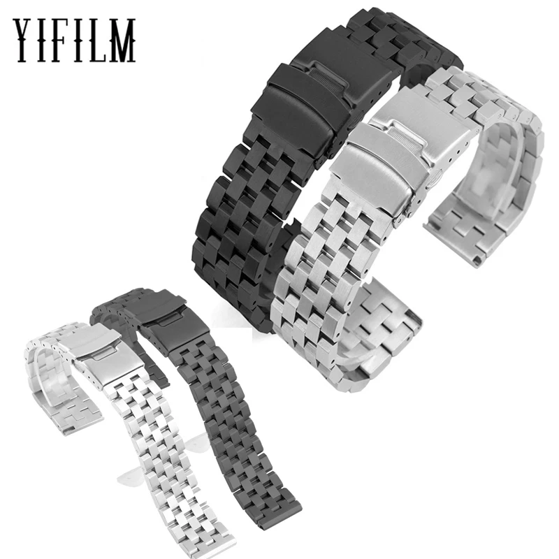 

Stainless Steel Wristband For Garmin Vivoactive Move Vivomove HR 3 Style Lux Music Venu Sq Forerunner 245 645 Music Watchband