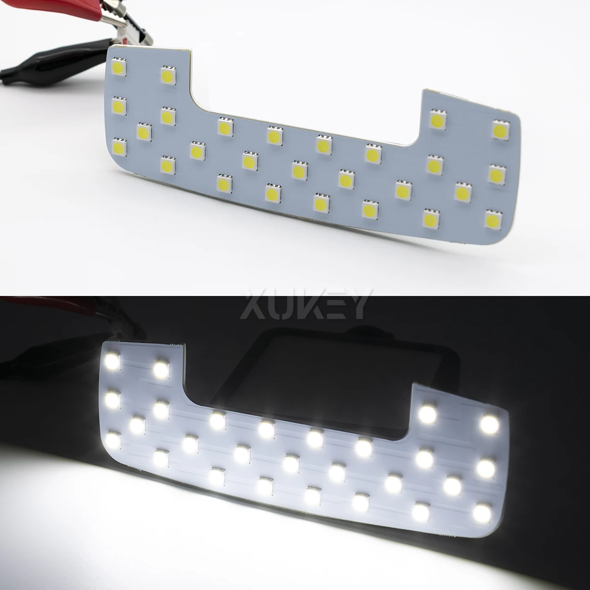 Белый светодиодный автомобиль укрыты внутренной сводной крыше интерьер