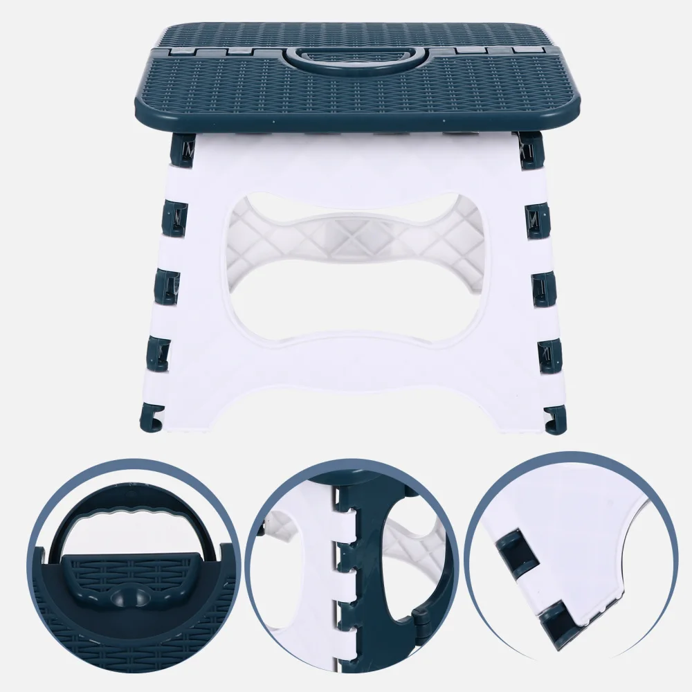 

1Pc Folding Step Stool Plastic Foldable Stool Outdoor Portable Fishing Stool