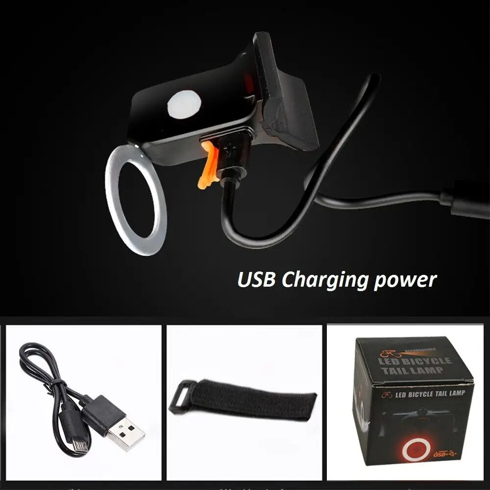 Multi Lighting Modes Bicycle Light USB Charge Led Bike Flash Tail Rear Lights for Mountains Seatpost | Лампы и освещение
