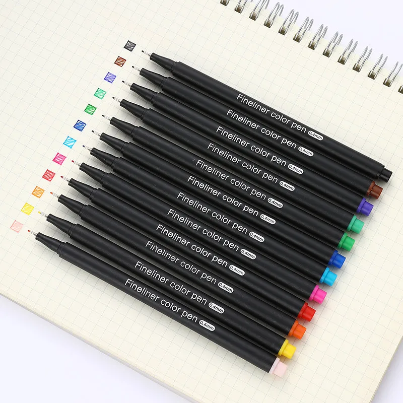12/24 шт. цветные 0 38 мм ручки маркеры для школы офиса набор ручек кавайные чернила