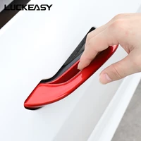 for tesla model 3 model y auto accessories anti freeze car door handle sticker refit trim decoration door handle protector cover