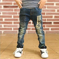 ienens boy girls trousers skinny jeans elastic waist pants 4 13 years kids boys denim clothing clothes sports bottoms