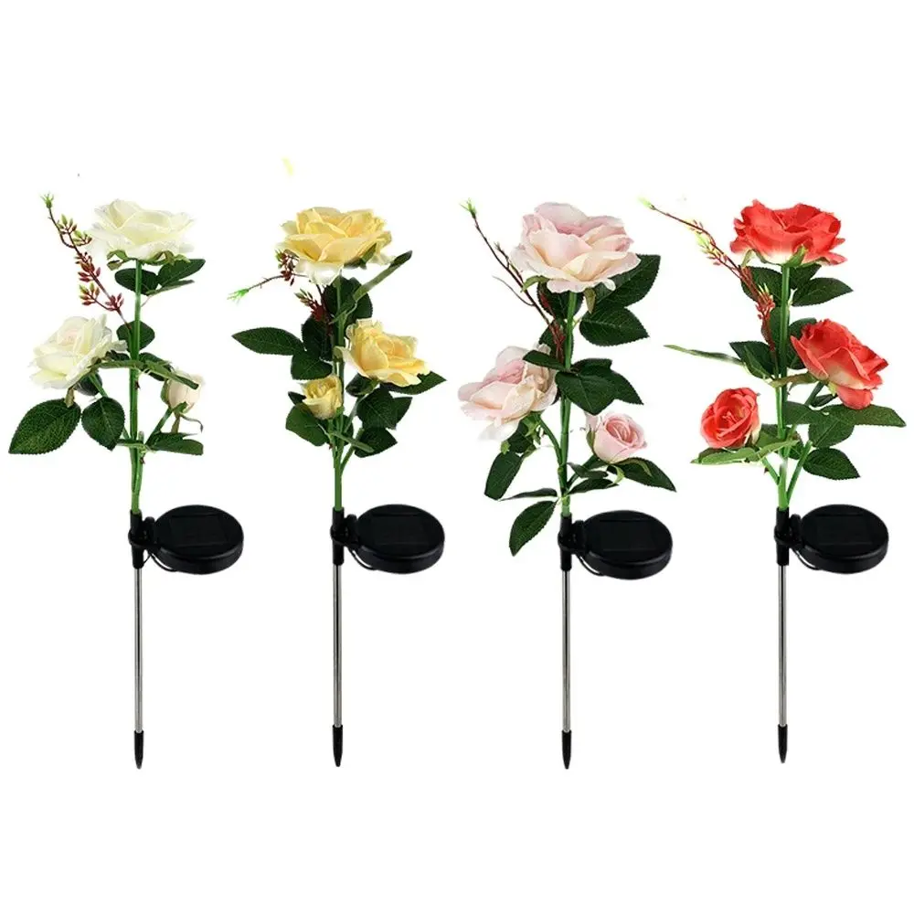 

Светодиодные лампы 3 типа на солнечных батареях, Waterproof-IP66 Rime Rose Lily, 600 мАч, освещение для двора, газона, свадьбы, Рождества, уличное освещение ...