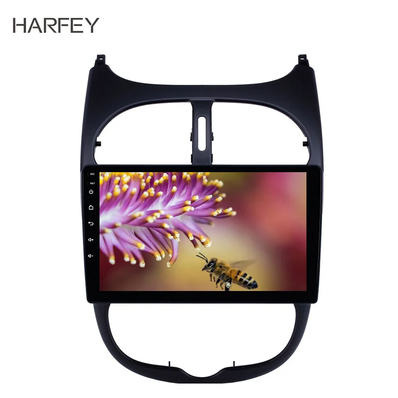 Harfey gps HD сенсорный экран автомобиля Радио Аудио " Android 8,1 радио для peugeot 206 2000- с AUX wifi Поддержка Carplay TPMS DAB
