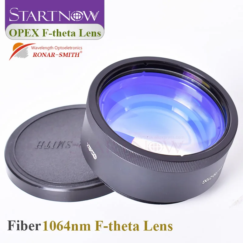 Opex Wavelength 1064nm Fiber Focus Lens F-theta Scan Lens 70X70 150X150 300X300 YAG Field Lens For Laser Marking Machine Parts