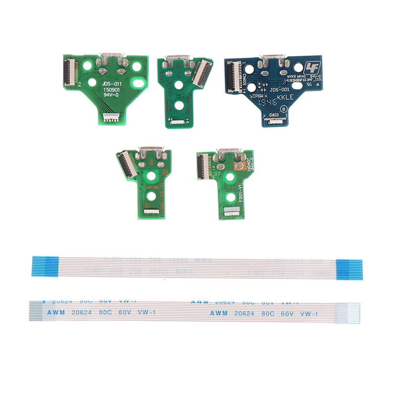 

USB Charging Port Socket Board Charger Board With Flex Ribbon Cable For PS4 Pro