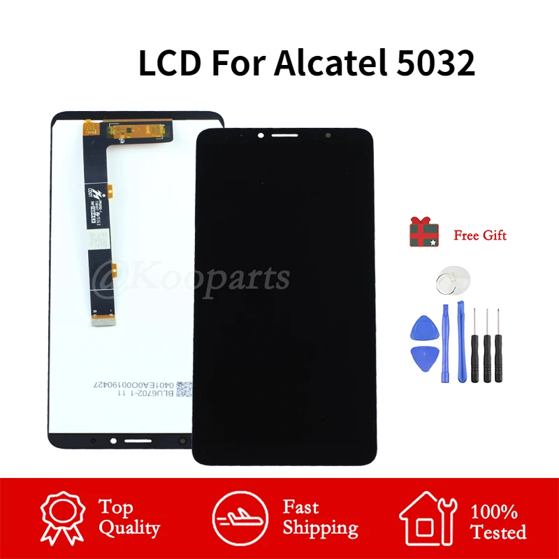 

Original Replacemement For Alcatel 3V 2019 5032W 5032D 5032A 5032J OT5032 5032 LCD Display Touch Screen Digitizer Assembly