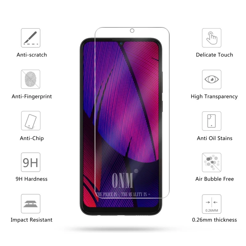 2 шт. закаленное стекло для huawei HONOR Y6S защитная пленка экрана премиум класса |