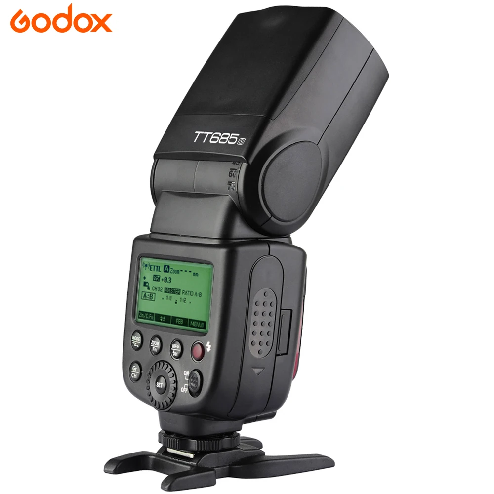 Вспышка Godox TT685 TT685C TT685N TT685S TT685F TT685O TTL HSS для камеры Canon Nikon Sony Fuji Olympus | Электроника