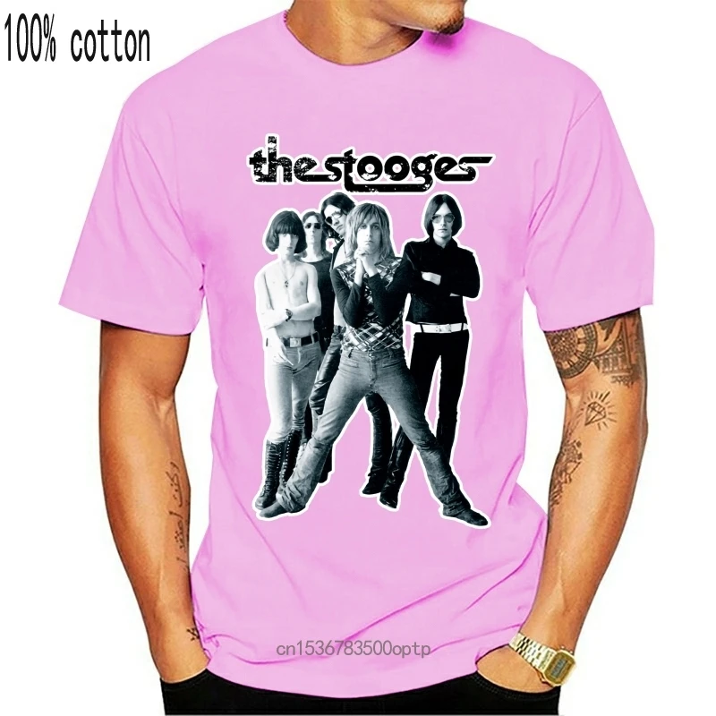 Футболка унисекс The Stooges Iggy Pop Proto в стиле ретро рок группы брендовая одежда